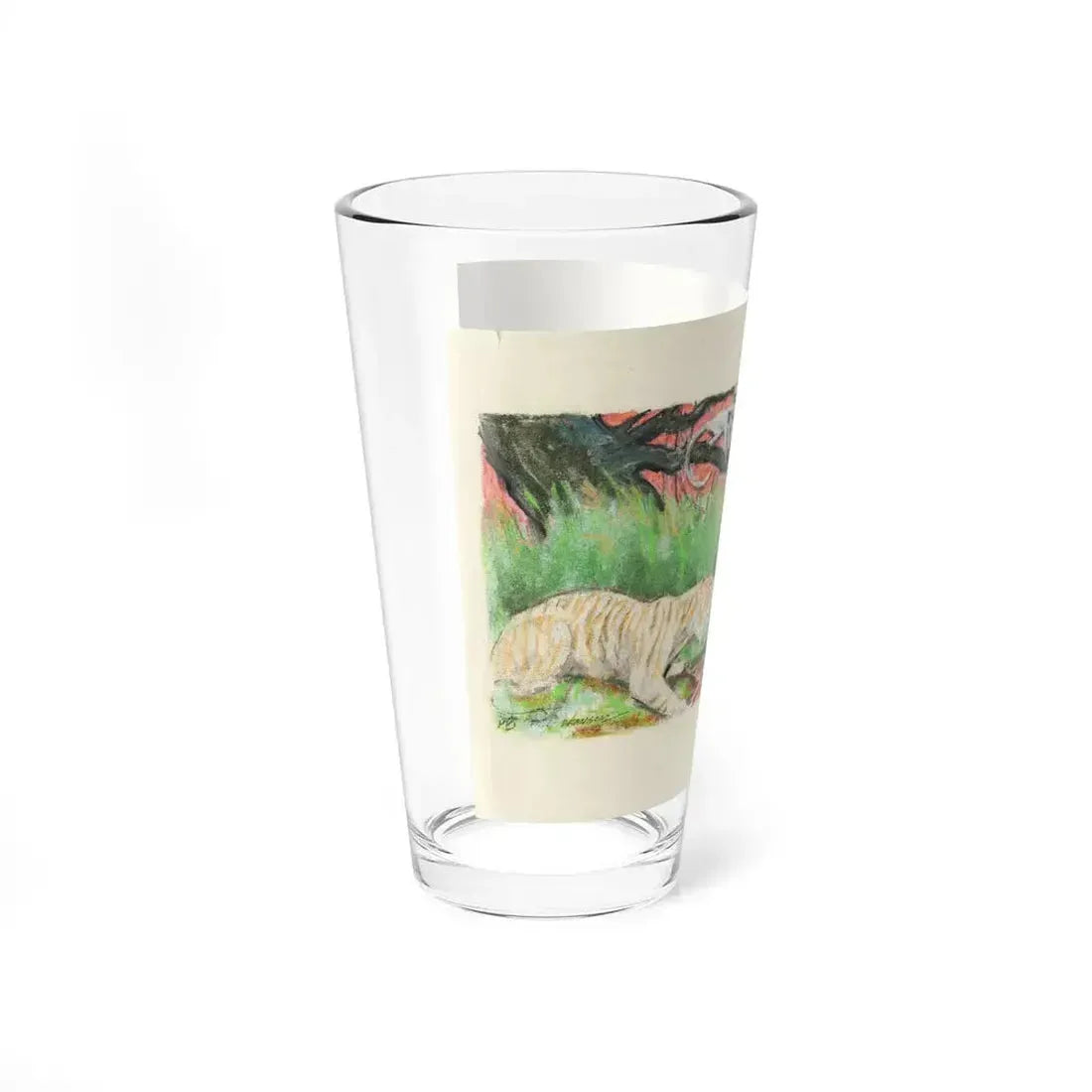 Hunter's Choice, Trapped, and Other Wildlife Illustration 2 - Pint Glass 16oz - Go Mug Yourself