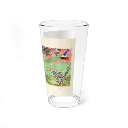 Hunter's Choice, Trapped, and Other Wildlife Illustration 2 - Pint Glass 16oz - Go Mug Yourself