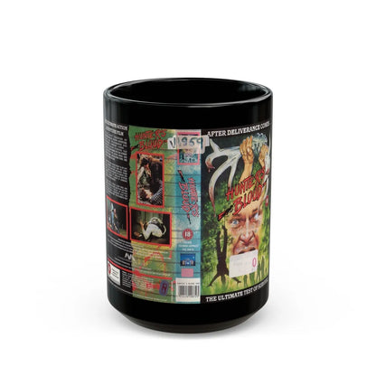 HUNTERS BLOOD (VHS COVER) - Black Coffee Mug-15oz-Go Mug Yourself