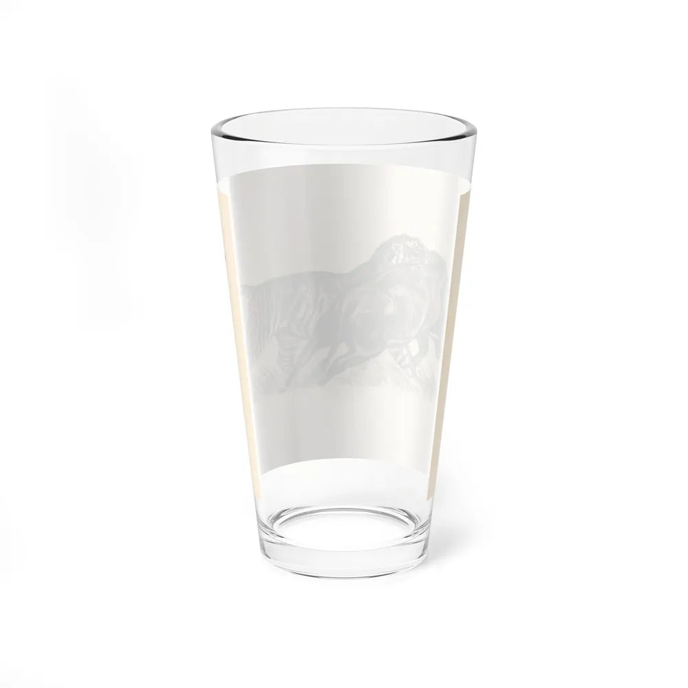 Hunter's Choice, Trapped, and Other Wildlife Illustration 1 - Pint Glass 16oz-Go Mug Yourself