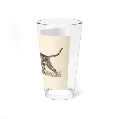 Hunter's Choice, Trapped, and Other Wildlife Illustration 1 - Pint Glass 16oz-Go Mug Yourself