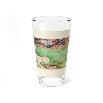 Hunter's Choice, Trapped, and Other Wildlife Illustration 2 - Pint Glass 16oz-16oz-Go Mug Yourself