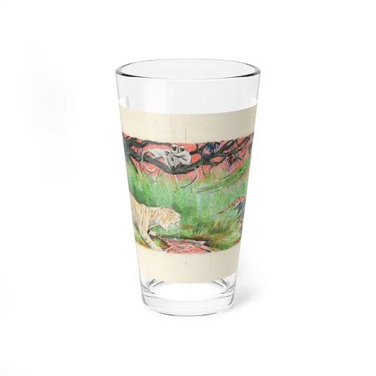 Hunter's Choice, Trapped, and Other Wildlife Illustration 2 - Pint Glass 16oz-16oz-Go Mug Yourself