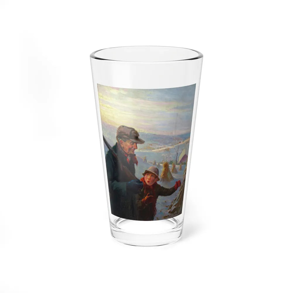 Hunting with Grandfather - Pint Glass 16oz-16oz-Go Mug Yourself