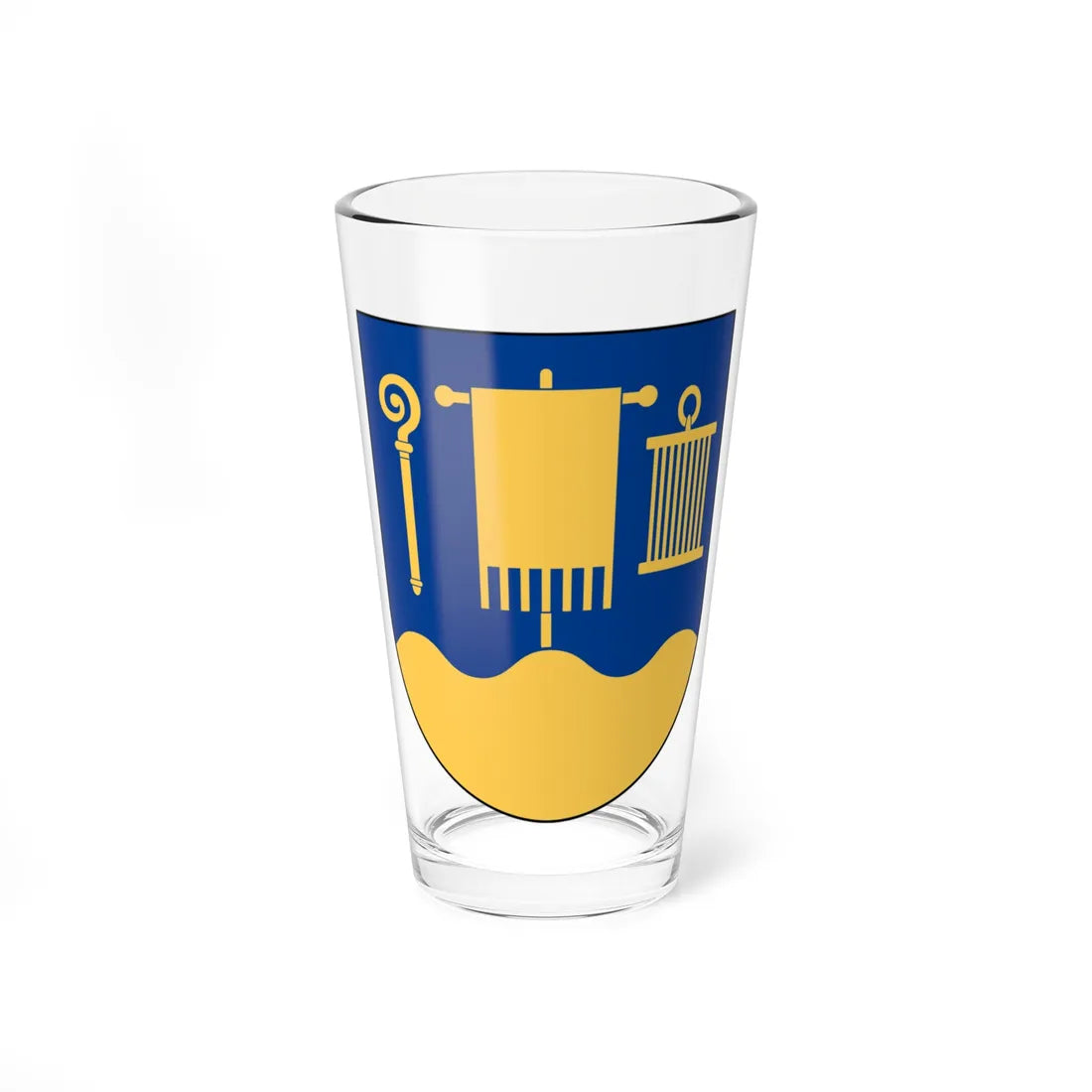 Åhus vapen (Sweden) (Coat of Arms) Pint Glass 16oz 16oz - Go Mug Yourself