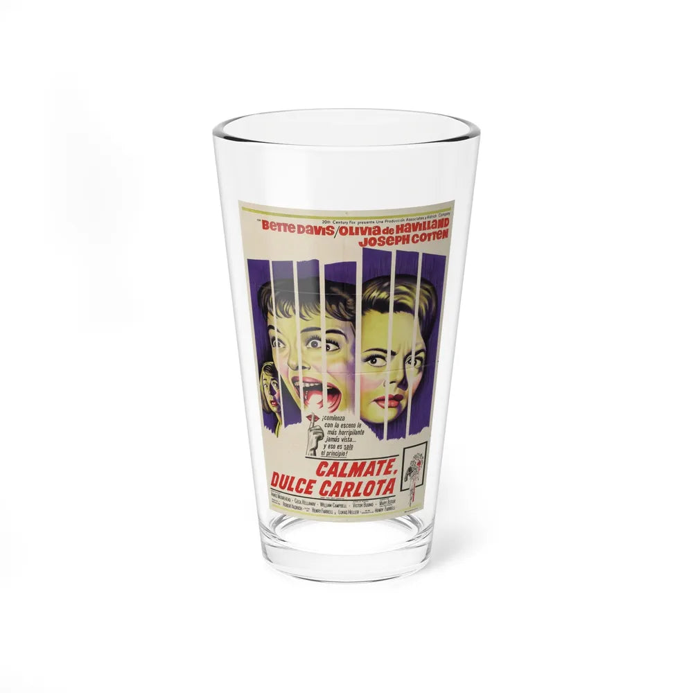 HUSH... HUSH SWEET CHARLOTTE (SPAIN) 1964 Movie Poster - Pint Glass 16oz-16oz-Go Mug Yourself