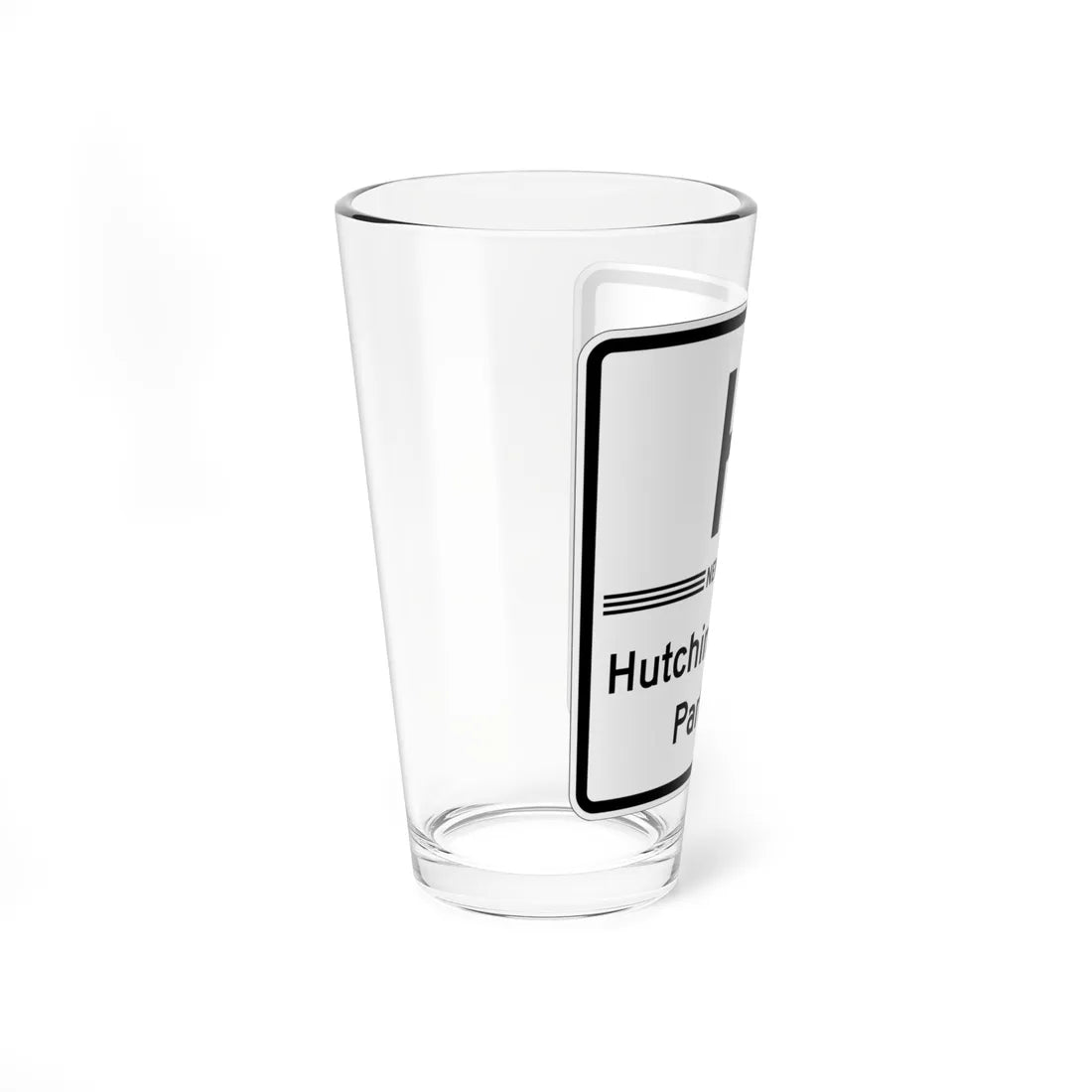 Hutchinson River Pkwy Shield free (New York) (Road Sign) Pint Glass 16oz - Go Mug Yourself