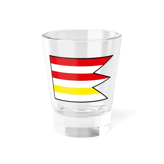 Hutka Bardejov Flag (Slovakia) Shot Glass 1.5oz 1.5oz - Go Mug Yourself