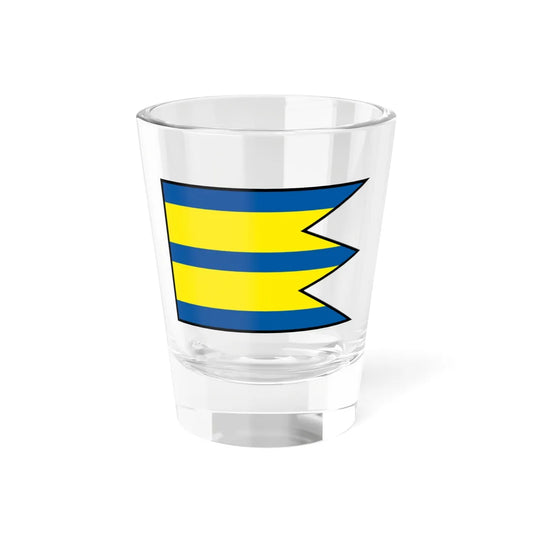 Hybe Liptovsky Mikulas Flag (Slovakia) Shot Glass 1.5oz 1.5oz - Go Mug Yourself