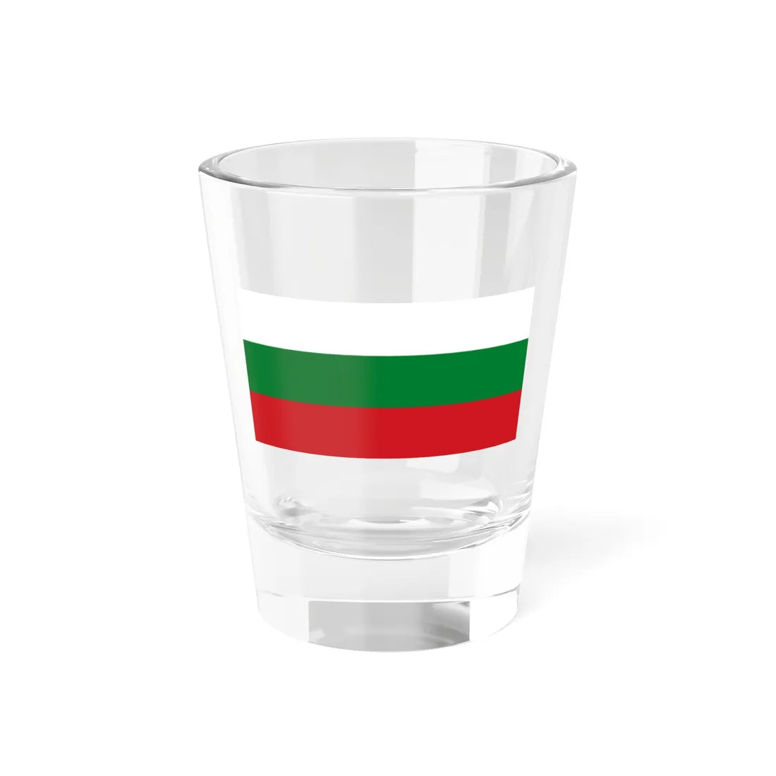 Hybrid flag of Belarus 1918 1991-1995 and 2012- (Belarus) Shot Glass 1.5oz 1.5oz - Go Mug Yourself