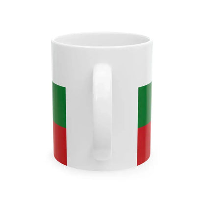 Hybrid flag of Belarus 1918 1991-1995 and 2012- (Belarus) White Coffee Mug - Go Mug Yourself