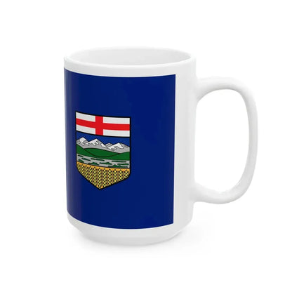 Hypothetical Alberta Blue Ensign (Canada) White Coffee Mug - Go Mug Yourself