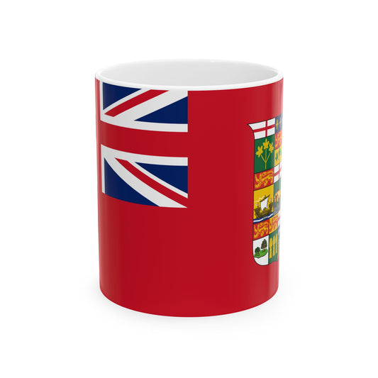 Hypothetical Current Canadian Red Ensign (Canada) White Coffee Mug-11oz-Go Mug Yourself