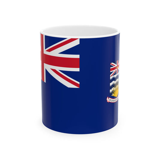 Hypothetical flag of British Columbia 1906-1960 (Canada) White Coffee Mug-11oz-Go Mug Yourself