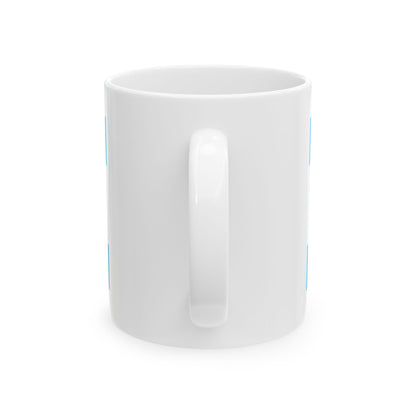 Hypothetical flag of Chicago Illinois (United States) White Coffee Mug-Go Mug Yourself