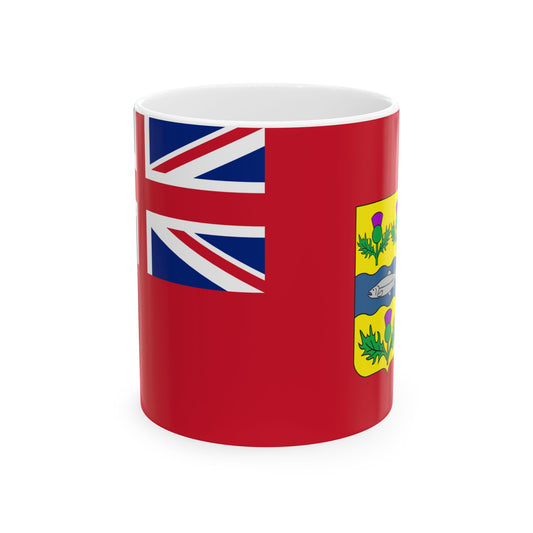 Hypothetical flag of Nova Scotia 1868-1929 (Canada) White Coffee Mug-11oz-Go Mug Yourself