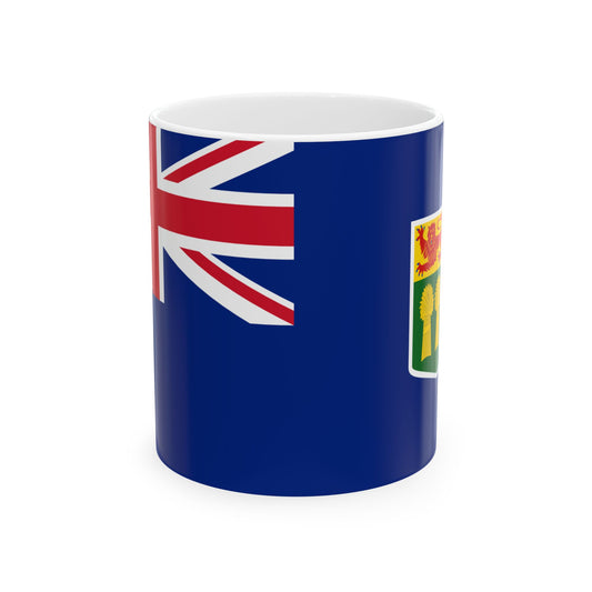 Hypothetical Saskatchewan Blue Ensign (Canada) White Coffee Mug-11oz-Go Mug Yourself