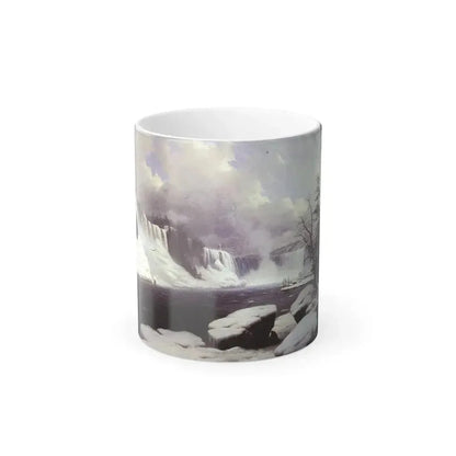 Hyppolyte Sebron (1801-1879) Niagara Falls - Color Changing Mug 11oz Default Title - Go Mug Yourself