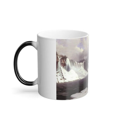 Hyppolyte Sebron (1801-1879) Niagara Falls - Color Changing Mug 11oz-Go Mug Yourself