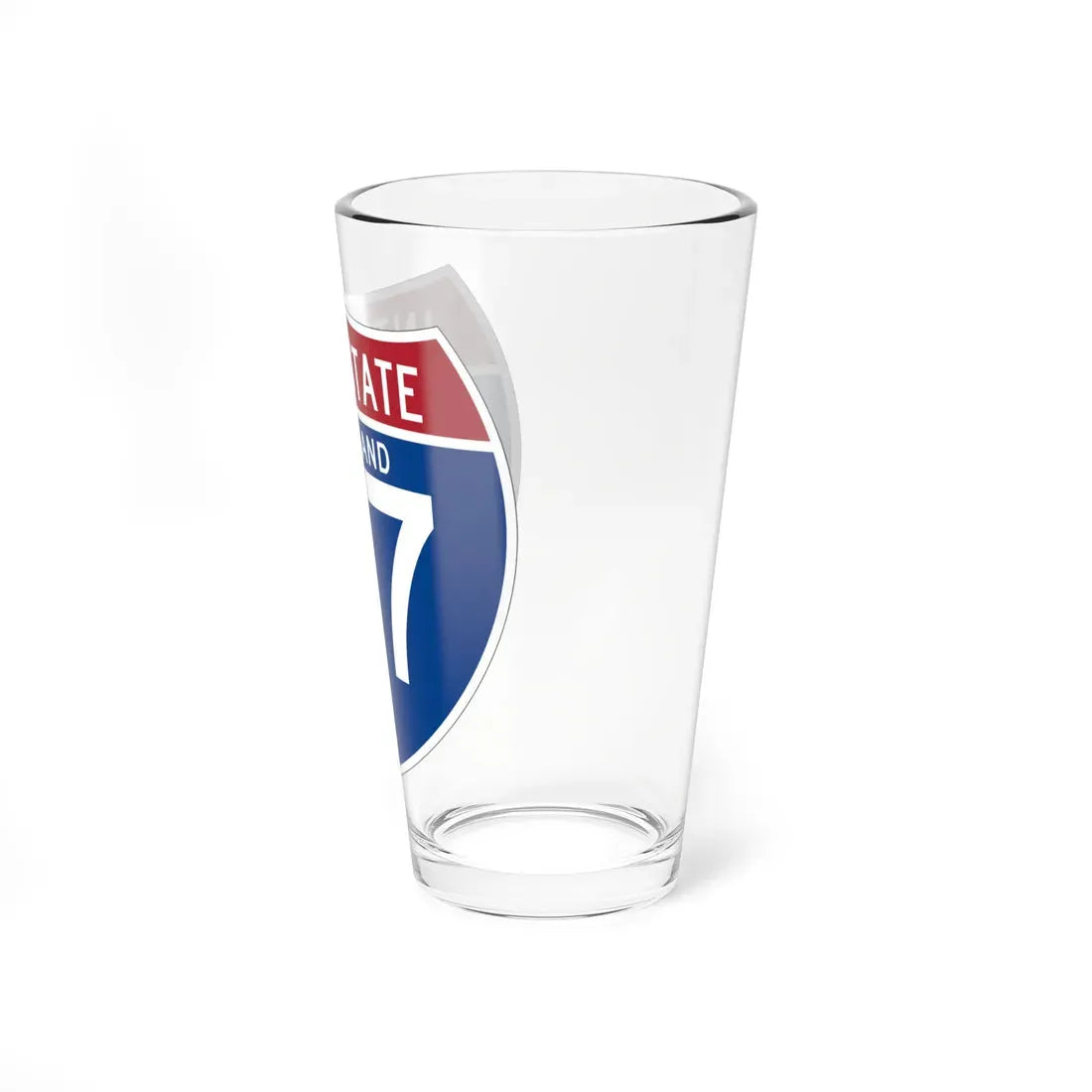 I-00 state template (Maryland) (Road Sign) Pint Glass 16oz - Go Mug Yourself