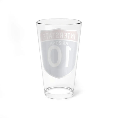 I-10 AZ (Arizona) (Road Sign) Pint Glass 16oz - Go Mug Yourself