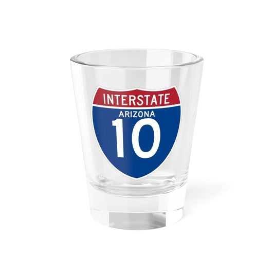 I-10 AZ (Arizona) (Road Sign) Shot Glass 1.5oz 1.5oz - Go Mug Yourself
