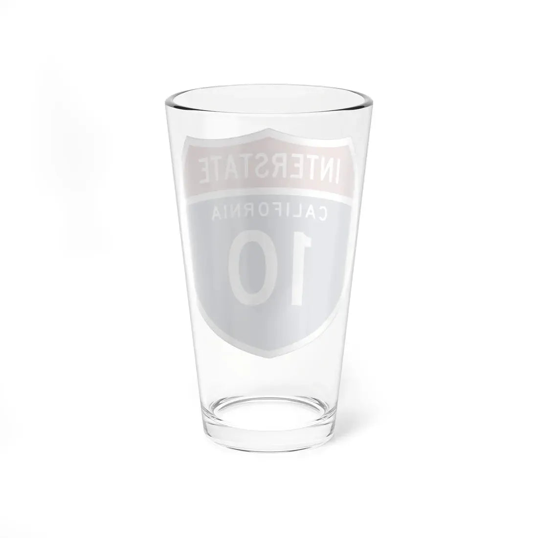 I-10 CA (California) (Road Sign) Pint Glass 16oz - Go Mug Yourself