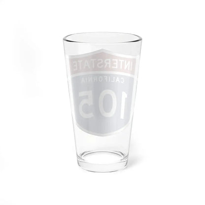 I-105 CA (California) (Road Sign) Pint Glass 16oz - Go Mug Yourself