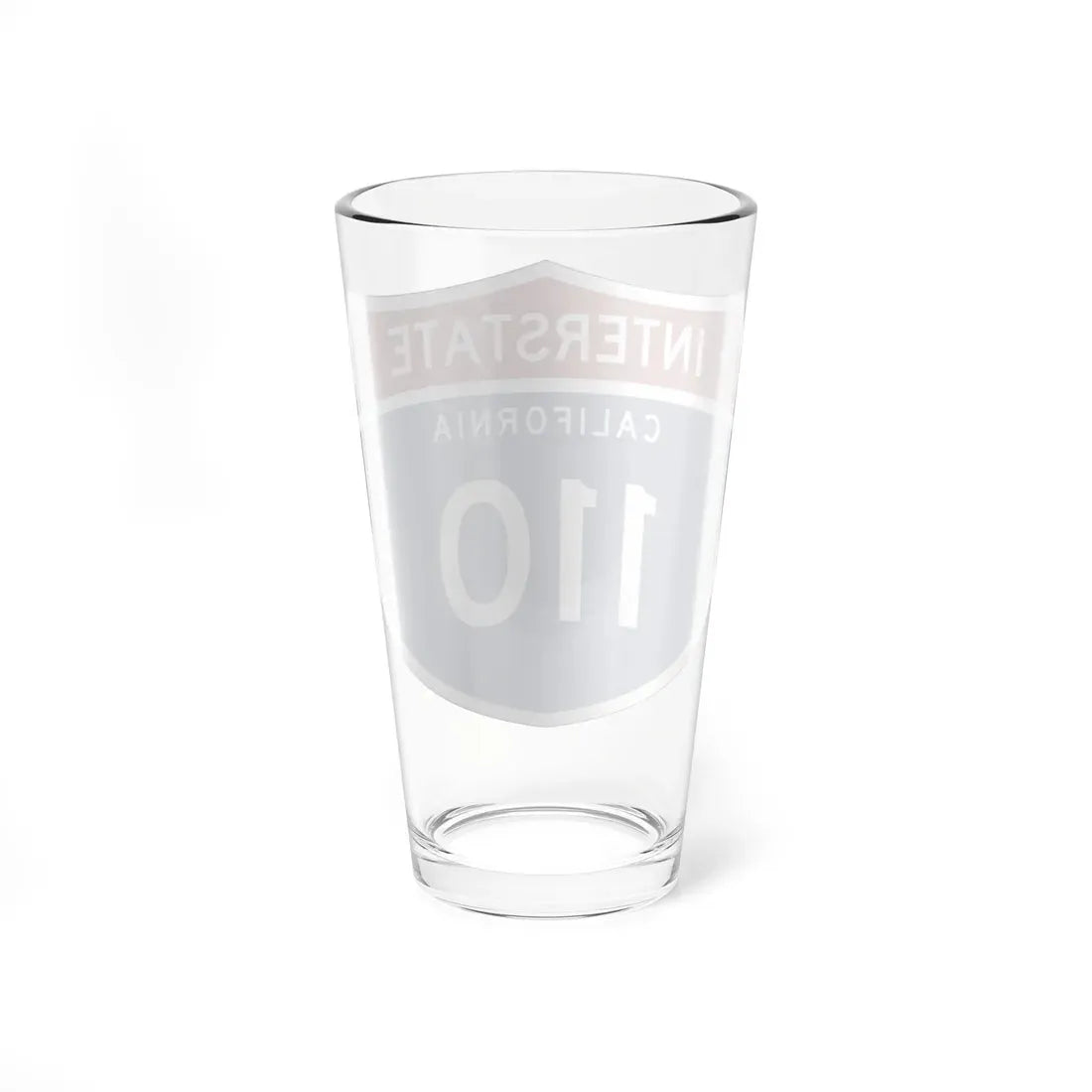 I-110 CA (California) (Road Sign) Pint Glass 16oz - Go Mug Yourself