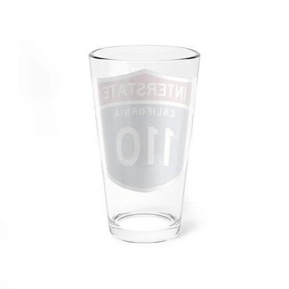 I-110 CA (California) (Road Sign) Pint Glass 16oz - Go Mug Yourself