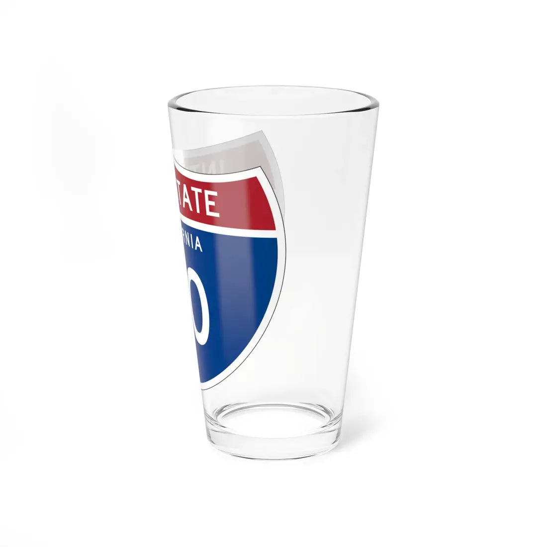 I-110 CA (California) (Road Sign) Pint Glass 16oz - Go Mug Yourself
