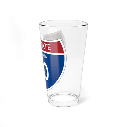 I-110 CA (California) (Road Sign) Pint Glass 16oz - Go Mug Yourself