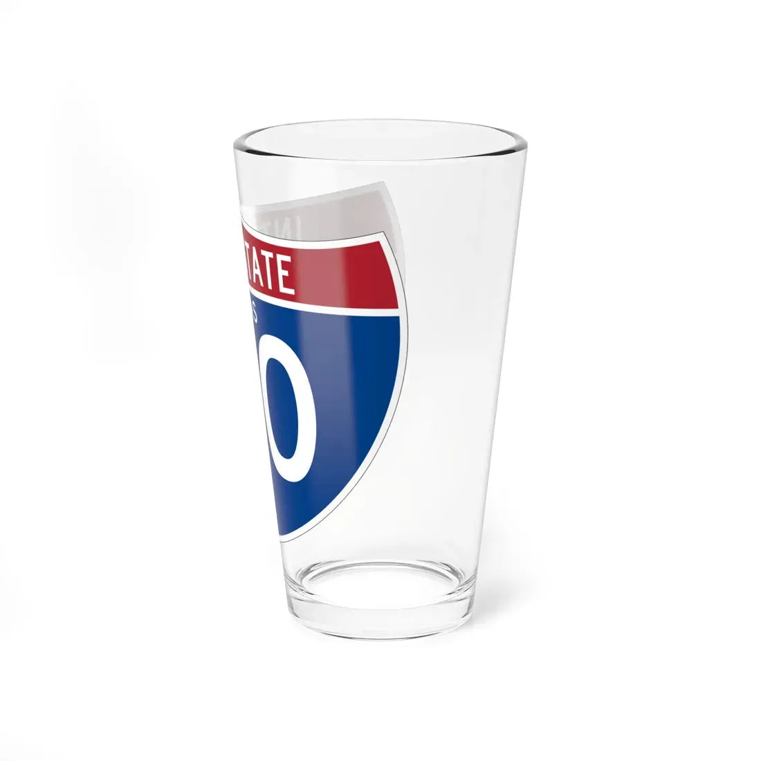 I-110 TX (Texas) (Road Sign) Pint Glass 16oz - Go Mug Yourself