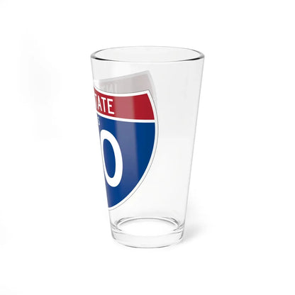 I-110 TX (Texas) (Road Sign) Pint Glass 16oz - Go Mug Yourself