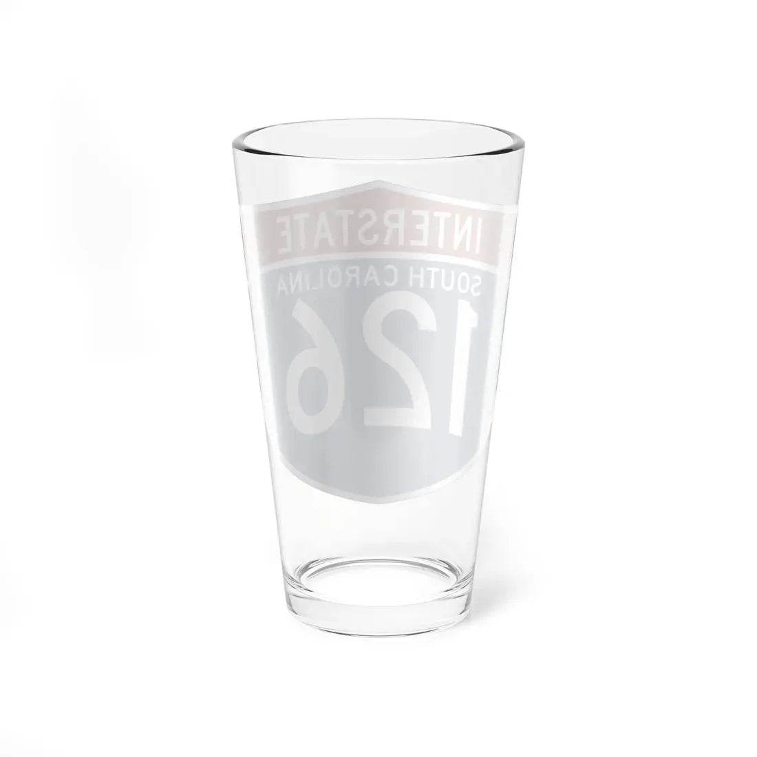 I-126 SC (South Carolina) (Road Sign) Pint Glass 16oz - Go Mug Yourself