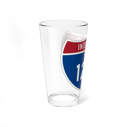 I-129 IA 1961 (Iowa) (Road Sign) Pint Glass 16oz - Go Mug Yourself