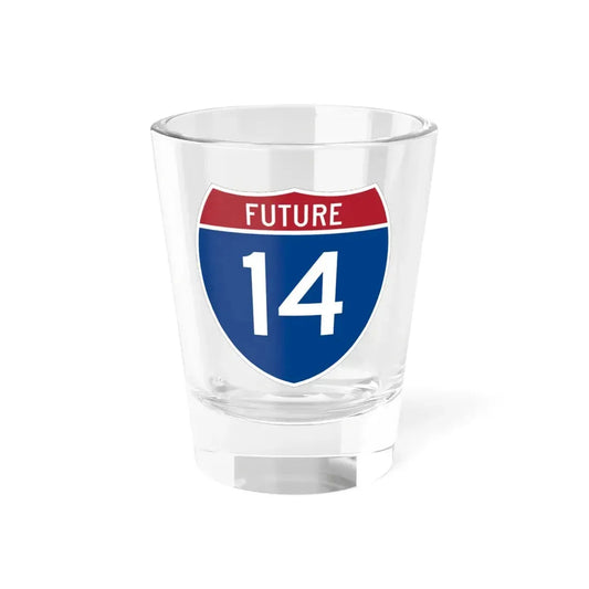 I-14 Future (Alabama) (Road Sign) Shot Glass 1.5oz 1.5oz - Go Mug Yourself