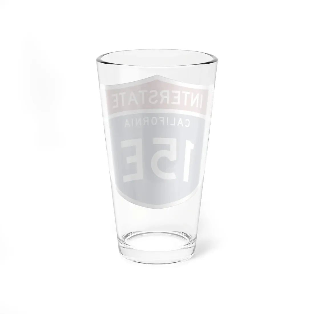 I-15E CA (California) (Road Sign) Pint Glass 16oz - Go Mug Yourself