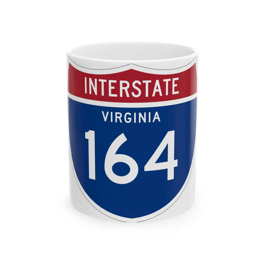 I-164 VA 1961 (Virginia) (Road Sign) White Coffee Mug 11oz - Go Mug Yourself