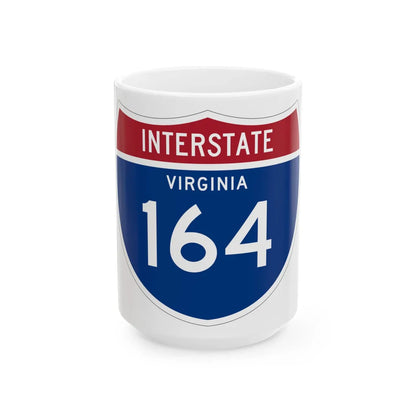 I-164 VA 1961 (Virginia) (Road Sign) White Coffee Mug 15oz - Go Mug Yourself