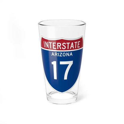 I-17 AZ Metric (Arizona) (Road Sign) Pint Glass 16oz 16oz - Go Mug Yourself