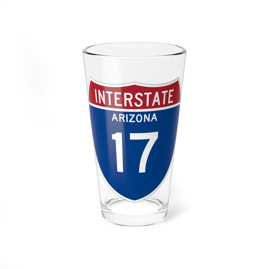 I-17 AZ Metric (Arizona) (Road Sign) Pint Glss 16oz 16oz - Go Mug Yourself