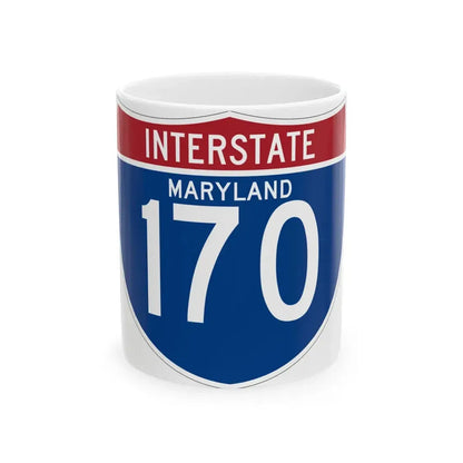 I-170 MD (Maryland) (Road Sign) White Coffee Mug 11oz - Go Mug Yourself
