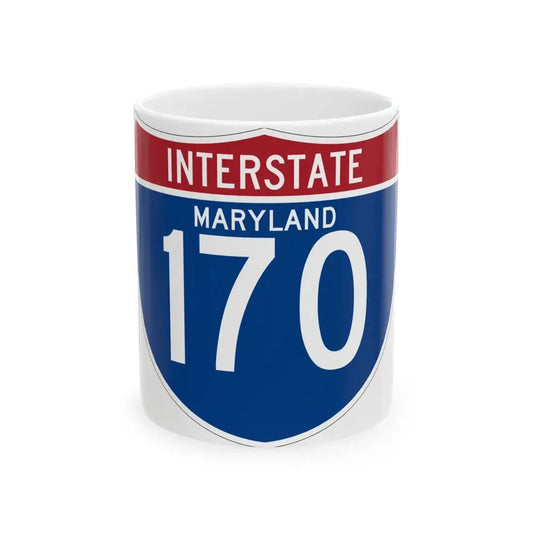 I-170 MD (Maryland) (Road Sign) White Coffee Mug 11oz - Go Mug Yourself