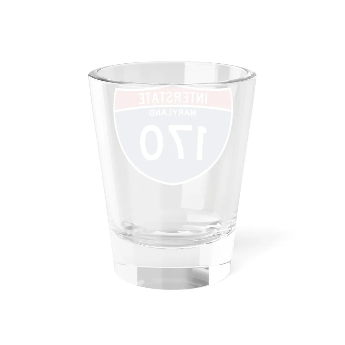 I-170 MD Metric (Maryland) (Road Sign) Shot Glass 1.5oz - Go Mug Yourself