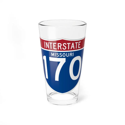 I-170 MO (Missouri) (Road Sign) Pint Glass 16oz 16oz - Go Mug Yourself