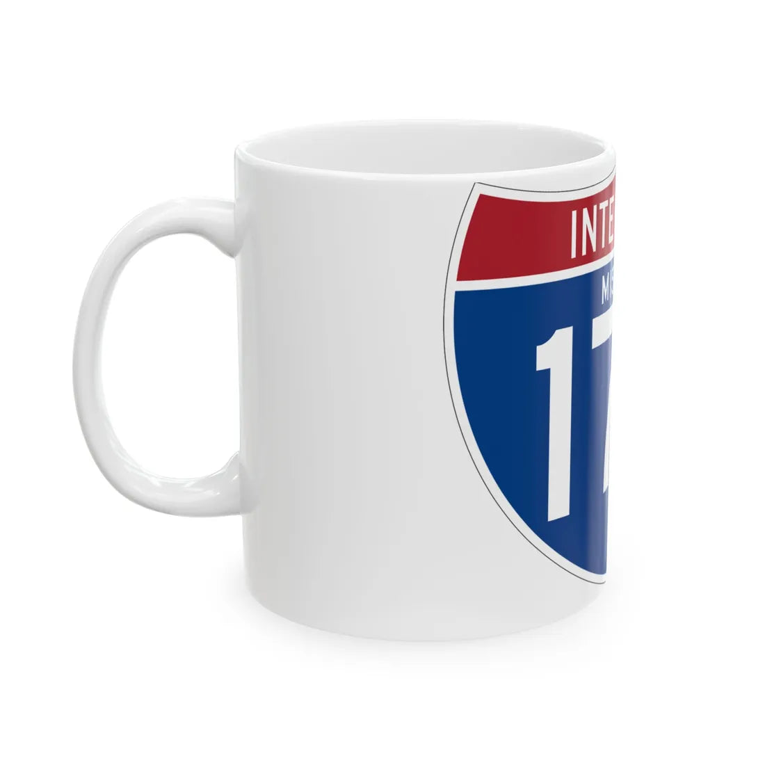 I-170 MO (Missouri) (Road Sign) White Coffee Mug - Go Mug Yourself