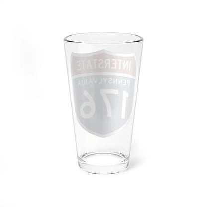 I-176 PA 1957 (Pennsylvania) (Road Sign) Pint Glass 16oz - Go Mug Yourself