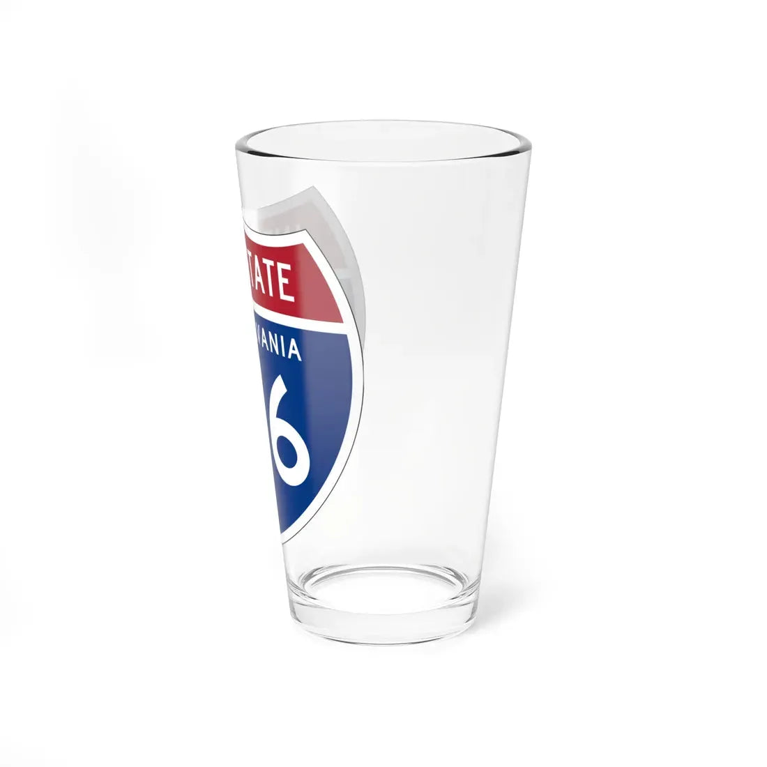 I-176 PA 1957 (Pennsylvania) (Road Sign) Pint Glass 16oz - Go Mug Yourself