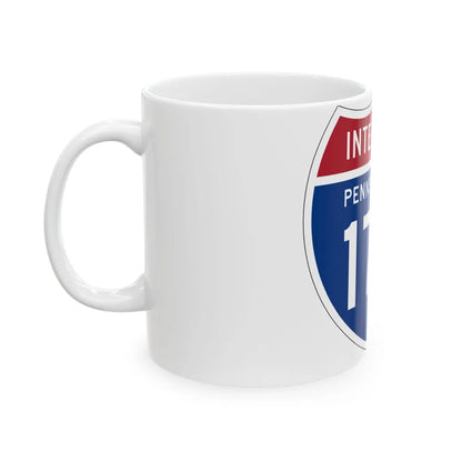 I-176 PA 1957 (Pennsylvania) (Road Sign) White Coffee Mug - Go Mug Yourself